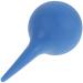 USHOBE Air Blower Pump Dust Cleaner Blue Rubber Suction Ear Syringe Bulb Ear Washing Cleaner for Digital SLR Lens Sensor LCD Screens Musical Instruments Keyboards Telescope Filters