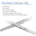 Mesee 5 Pcs Stainless Steel Precision Tweezers Tool Set 9-Hole Anti-Static Tweezer Non-Magnetic Curved & Straight Pointed Tips ESD Tweezer Kit for Eyelash Extension Jewelry Electronics Repair - Buy Online on GoSupps.com