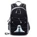 Bseash 10L Small Size Waterproof Kids Sport Backpack,Miniature Outdoor Hiking Traveling Daypack,for Girls Boys Under 4 feet Black
