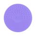 Makeup Brush Cleaner Mat Round Silicone Brush Cleaner Brush Clean Pad for Makeup Tool Clean Purple..