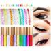 Merlin Scientific HANDAIYAN Liquid Eyeliner 10 Colors Glitter Diamond Eye Eyeliner Liquid Shining Metallic Gel - Buy Online on GoSupps.com