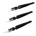 Precision Tweezers Reverse Ceramic Tweezers 3 PCS Electronic Tweezers  Soldering Hot Tweezers Self Locking Tweezers with Ceramic Tips-UY3