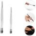Minkissy 6 STK Stainless Steel Stamp Clip Brow Tool & Tweezers for Handicrafts - Jewelry Production Aid (15.20x1.00cm Set of 3) - Buy Online on GoSupps.com