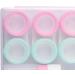 Colcolo 3x Contact Lenses Storage Container - Portable & Transparent Organizer for Travel - L/R Cap Holder - Buy Online on GoSupps.com