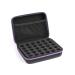 Kirgizta 30 subjects essential oil storage Eva nail polish pocket bag pocket pocket waterproof storage box for essential oils nail polish pocket for 5ml 10ml 15ml bottles (purple) black