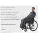 Fleece-Lined Wheelchair Cosy Cover Autumn and Winter Sleeping Bag Fleece Keep Warm Windproof Water Proof Leg Foot Set Wheelchair Leg Blanket Cover Unisex Adult Size - Buy Online on GoSupps.com
