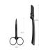 Professional Eyebrow Set - 9 Pieces Rust-Free Steel Tweezers Comb & Scissors for Men & Women - Perfect Eyebrow Care Solutions - Buy Online on GoSupps.com