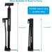 Bike Pump Portable - Presta and Schrader Valve Compatible Inflator | High Pressure Mini Pump with Patch Kit - Buy Online on GoSupps.com