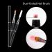 120Pcs Stiletto Shape Nail Dual Forms for Polygel with Nail Forms Stickers, Brush, and File - Pack of 1 - Buy Online on GoSupps.com