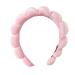 Pink Terry Towel Spa Headband for Women - Soft Makeup Removal and Face Washing Headband - Buy Online on GoSupps.com