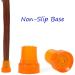 Durable Wooden Ergonomic Design Longterm Grip Not Tired Fourlegged Nonslip Stick Brown Interesting - Buy Online on GoSupps.com