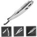 Frcolor Stainless Steel Razor Holder - Manual Beard Shaver & Facial Hair Cutter | Premium Hairdresser Tool - Buy Online on GoSupps.com