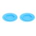 Replacement wax warm pot professional 400 ml 2 pieces silicone wax heating insert heat-resistant for hair removal for home (blue)