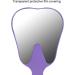 Cute Tooth Shaped Mirror with Handle Small Gift for Dental Clinic 3 Colors Available PC Material Designed for Oral Observation (Purple) - Buy Online on GoSupps.com