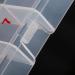Nail products nail piece storage empty box 1000 pieces translucent digital nail piece anti falling empty box 10 Spaces Clear Storage Box - Buy Online on GoSupps.com