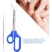 HUSHUI Stainless Steel Pedicure Nail Tool Set with Long Handle Toenail Scissors and Nail File for Effective Dead Skin Cells Removal - Buy Online on GoSupps.com