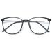 Koosufa Classic retro nerd glasses women men glasses without prescription glasses frames round panto glasses glasses frame fake glasses vintage with case matt black
