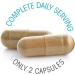 Silver Fern Whole Food Daily Multi Vitamin - 2 Bottles - 60 Vegicaps - Natural Non-GMO Vegan Supplement for Men & Women - Buy Online on GoSupps.com