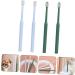 GRIRIW 4pcs Toothbrush Tufting Kit Pet Kitten Supplies Cat Toothpaste and Brush Kit Puppy Tufted Plastic - Buy Online on GoSupps.com