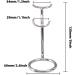 Colcolo Shaving Brush Stand Holder - Sturdy & Practical Men's Hanger for Father's Day Gift - Silver - Buy Online on GoSupps.com