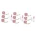 FOMIYES 3 Sets Double Eyelid Sticker Photocard Keychain Breathable Eyelid Tape Instant Eye Lift Beautifying Eye Stickers Make up Kit Lifting Belt Beautiful Eyes Pink Double Eyelid Fiber