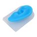 Piercing Ear Model Reusable Left Ear Silicone Ear Model with Transparent Base for School for Teacher