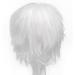 S-noilite Short Straight Cosplay Wig - Unisex Fashion Anime Party Costume Synthetic Full Wig (White) - Buy Online on GoSupps.com