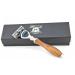 Haryali London Long Ergonomic Wooden Handle Razor for Men - 5-Blade Razor in Brown | Premium Shaving Experience - Buy Online on GoSupps.com