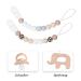 Silicone Pacifier Clips for Boys & Girls | 2-Pack Dummy Holder & Chain | Ideal Baby Shower Gift - Buy Online on GoSupps.com