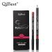 QiBest Waterproof 12 Colors Lip Liner Lipstick Pen - Genuine Makeup for Natural Look - Easy to Mix and Match - Fashion Black Rod Design - Buy Online on GoSupps.com