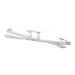 Reducblu Rimless Reading Glasses for Women and Men - Small Lenses Readers Silver 2.5 Diopters