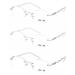 Luff frameless reading glasses for women and gentlemen fashionless borderless metal reading aid blue light blocking computer reader anti-eye load 1.0x 3PC silver