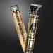 Jiklophg Retro Alloy Customize Hair Trimmer Rechargeable Hair Trimmer Barber Men's Hair Clipper Professional Hairdresser Retro Bronze - Buy Online on GoSupps.com