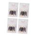 PLAFOPE 40pcs Sponge Stick Eye Brushes for Foundation Makeup Applicator Glitter Makeup Brushes Plastic Abs