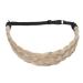 Noilite Classic Chunky Wide Braids Hair Extensions - Dark Blonde & Bleach Blonde Headband | Elastic Stretch Beauty Accessory for Ladies & Girls - Buy Online on GoSupps.com