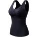 Thermal Underwear for Women - Fleece Ski Vest Thick Functional Sleeves Sexy & Stretchy Winter Base Layer - XXL Black - Buy Online on GoSupps.com