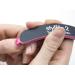 StylFile Curved Nail File with 240/400 Grit for Manicures - Professional 3-in-1 Emery Boards for Nails with Cuticle Pusher Under-Nail Skimmer - Premium Nail Products and Nail Essentials for Women 1 Count (Pack of 1) - Buy Online on GoSupps.com