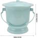 Portable Toilet Urinal Spittoon Chamber Pot Potty Plastics Bedpan Urine Bucket Bottle with Lid for Household Adults Pregnant (Color : Sky-Blue Size : 25.5x25.5cm) 25.5x25.5cm Sky-blue - Buy Online on GoSupps.com