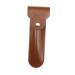 Fomiyes razor storage case case for razor apparatus razor covers razor razor case carrying bag for razor shaving razor travel razor bag PU simply 16.5x4.2x1cm brown 1