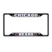 FANMATS 31348 Chicago Bears Metal License Plate Frame Black Finish
