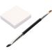 Detail Brush Detail BrushDouble Ended Sickle Brush Double Ended Detail Brush Nail Coloring Paper for Mixing Foundation Eye Shadow Eyelash Nail Art Makeup - Buy Online on GoSupps.com