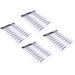 FOMIYES 12 Pcs Eyebrow Stickers Makeup Stickers Eyebrows Grooming Stencil Water Transfer Eyebrow Sticker 3d - Buy Online on GoSupps.com