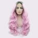 BGHJUE Pink Full Lace Wig - Realistic Hairline Long Curly Wave Hair for Women - International Shipping - Buy Online on GoSupps.com