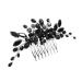 Ipetboom Bridal Hair Side Comb Rhinestone Flower Headpiece Women Hair Comb Rhinestone Flower Hair Comb Bridal Hairpiece Decor Wedding Hair Comb Crystal Bride Accessories Christmas