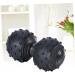 Healeved Double Lacrosse Ball - 3 Pack Peanut Massage Ball for Muscle Relief & Trigger Point Therapy | Medium Black - Buy Online on GoSupps.com