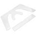 Stainless steel upper jaw planing plate hygienic professional dental upper jaw planing plate dental accessories for dental clinic