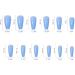 24 Color Square Press on Nails Colored False Nails Straight Full Cover Acrylic Tip Manicure DIY Artificial Fingernails - Buy Online on GoSupps.com