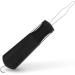 1 Pieces Clothes Button Aid Aid Tool Hook Button Arthritis Button Hook Aid Tool Button for Elderly Disabled and Joint Pain (Black)