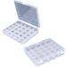 AKIRO 25-Slot Empty Bobbins Spools Box - Sewing Craft Plastic Storage Case - 2 Pack - Buy Online on GoSupps.com