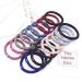 Breezo Multi-Colored Hair Ties - 20 Elastic Headbands for Thick Curly Hair - Perfect Ponytail Holders & Hair Accessories for Women & Girls - Buy Online on GoSupps.com